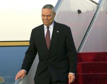 Έφτασε στο Τελ Αβίβ ο Κόλιν Πάουελ, για να προωθήσει «το όραμα Μπους»