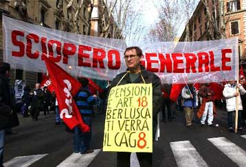 «Παραλύει» η Ιταλία από την απεργία των συνδικάτων εργαζομένων