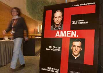 Η αφίσα του «Αμήν» δεν αναρτάται στους δρόμους της ιταλικής πρωτεύουσας