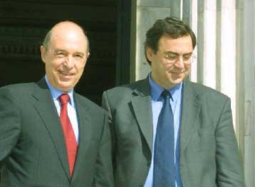 Την πορεία της οικονομίας εξέτασαν Σημίτης και Χριστοδουλάκης