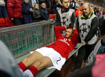 Απέφυγε έναν νέο τραυματισμό ο… τραυματισμένος Μπέκαμ