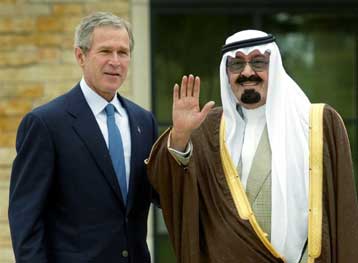 Να αποσυρθούν ειρηνικά τα ισραηλινά στρατεύματα από τη Δ.Όχθη ζήτησε ο Μπους