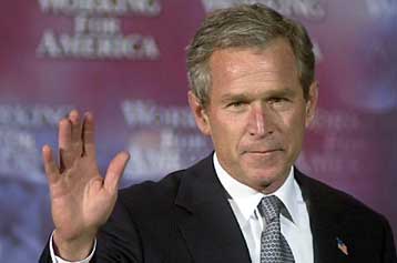 «Ο Αραφάτ είναι ελεύθερος, οφείλει τώρα να δράσει κατά της τρομοκρατίας» είπε ο Μπους