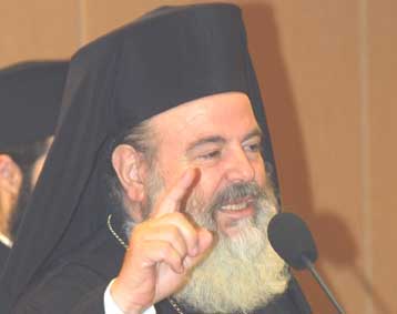 Ο Αραφάτ ευχαριστεί τον Χριστόδουλο για την υποστήριξη στον παλαιστινιακό λαό