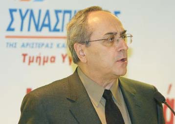 Για κινήσεις διεμβολισμού του ΣΥΝ κατηγόρησε ο Κωνσταντόπουλος τη ΝΔ