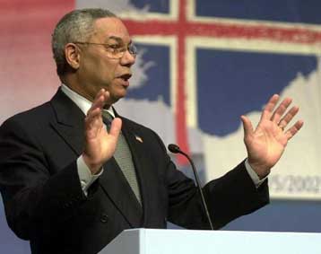 Σταματήστε να εναντιώνεστε στον πόλεμο κατά της τρομοκρατίας, λέει ο Πάουελ στους «15»