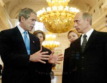 Επιτεύχθηκαν όλοι οι στόχοι της συνάντησης κορυφής με τον Μπους, εκτιμά ο Βλ.Πούτιν