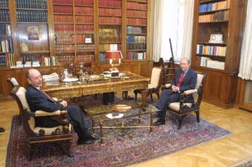 Ο Κ.Σημίτης ενημέρωσε τον Πρόεδρο για τα αποτελέσματα της συνόδου της Ρώμης