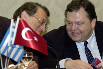 Η ένταξη της Κύπρου στην ΕΕ είναι προς όφελος της Τουρκίας, δήλωσε ο Ευ.Βενιζέλος