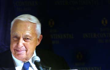 «Ναι» στην ειρήνη, αλλά αφού σταματήσουν οι Παλαιστινιακές επιθέσεις λέει ο Σαρόν