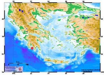 Σεισμός 4,7 Ρίχτερ «ανησύχησε» τη Δευτέρα την Καλαμάτα