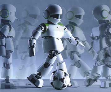 Στη δική τους μεγάλη γιορτή του ποδοσφαίρου παίζουν ανθρωποειδή ρομπότ