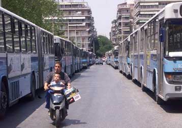 Δεκαέξι Ολυμπιακές λεωφορειακές γραμμές στη διάθεση των φιλάθλων τον Αύγουστο του 2004