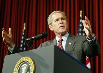 Έκκληση Μπους για εντιμότητα στα υψηλόβαθμα στελέχη των αμερικανικών επιχειρήσεων