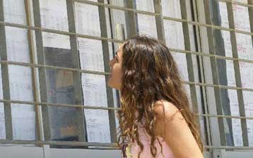 Κάτω από τη βάση έγραψαν τέσσερις στους δέκα υποψήφιους για εισαγωγή στα ΑΕΙ