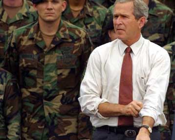 Προειδοποίηση Μπους προς Χουσεΐν για πιθανή στρατιωτική επίθεση