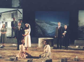 «Ματωμένος Γάμος» του Λόρκα στο Θέατρο Βράχων του Βύρωνα το βράδυ της Κυριακής