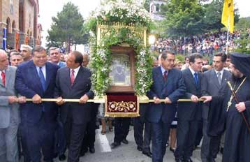 Σε ατμόσφαιρα κατάνυξης εορτάστηκε η Κοίμηση της Θεοτόκου στην Παναγία Σουμελά