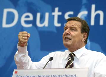 Λανθασμένη επιλογή μία προληπτική επίθεση κατά του Ιράκ, εκτιμά ο Σρέντερ