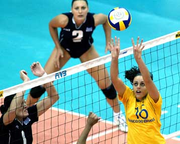 Με 3-0 σετ έχασε από τη Βραζιλία η εθνική ομάδα βόλεϊ γυναικών