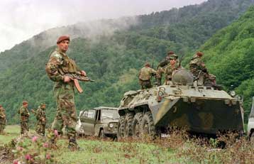 Ρωσία και Γεωργία συμφώνησαν για κοινές επιχειρήσεις εναντίον των Τσετσένων ανταρτών