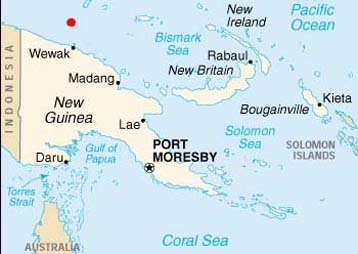 Τρεις νεκροί στην Παπούα Νέα Γουϊνέα από σεισμό μεγέθους 7,5 βαθμών Ρίχτερ