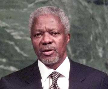 Ο Κόφι Αναν προειδοποιεί τις ΗΠΑ κατά μίας μονομερούς επιχείρησης εναντίον του Ιράκ