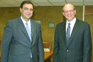Συνάντηση του Ν.Χριστοδουλάκη με τον διευθύνοντα σύμβουλο της Microsoft Στιβ Μπάλμερ