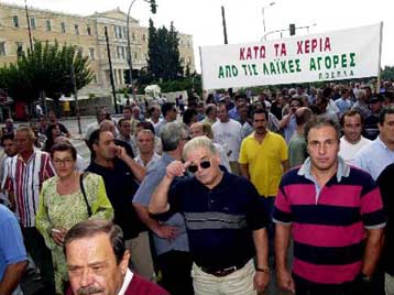 Στην αναστολή των κινητοποιήσεων προσανατολίζονται οι παραγωγοί των λαϊκών αγορών