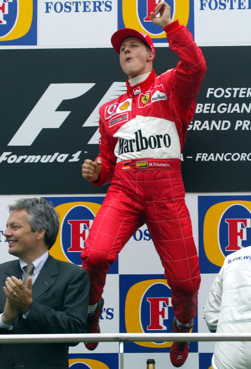 Ιστορική νίκη για τον M.Schumacher στην πίστα του Spa-Francorchamps…