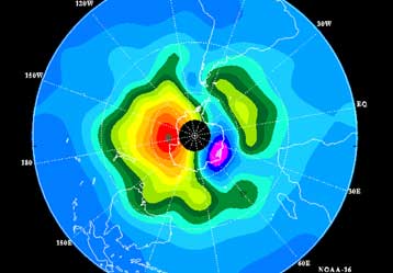 Μικρότερη η τρύπα του όζοντος πάνω από τον Νότιο Πόλο, σύμφωνα με τους ειδικούς