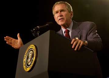 Ευρεία εξουσιοδότηση για το Ιράκ ζητά ο Μπους από το Κογκρέσο