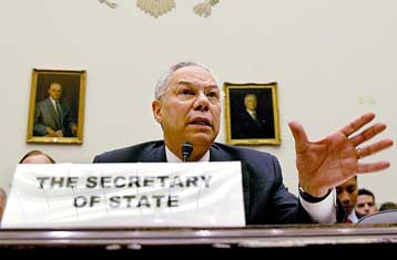 Μόνο με νέο ψήφισμα του ΟΗΕ η επιστροφή των επιθεωρητών στο Ιράκ, ξεκαθάρισε ο Πάουελ