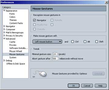 Πλοήγηση στο διαδίκτυο …χειρονομώντας με το ποντίκι του υπολογιστή σας