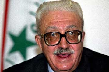 Μη συμπαραταχθείτε με τις ΗΠΑ κατά του Ιράκ το μήνυμα Αζίζ προς τον αραβικό κόσμο