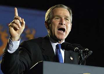 Η επίθεση στο Ιράκ εξαρτάται από τον Σαντάμ Χουσεΐν, επαναλαμβάνει ο Μπους