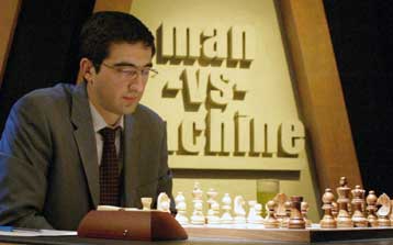 Χωρίς νικητή η τελευταία παρτίδα σκάκι μεταξύ Βλ.Κράμνικ και Deep Fritz