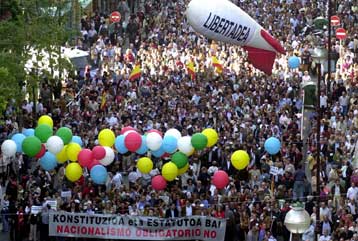 Νέα μαζική διαδήλωση κατά της ΕΤΑ το Σάββατο στην Ισπανία