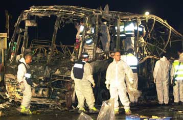 Τουλάχιστον 14 νεκροί και 30 τραυματίες από έκρηξη σε λεωφορείο στο βόρειο Ισραήλ