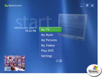 H Microsoft μετατρέπει το PC σε κέντρο ψυχαγωγίας με ειδική έκδοση των Windows XP
