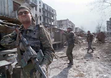 Σε εξέλιξη ευρεία επιχείρηση των ρωσικών δυνάμεων στην Τσετσενία