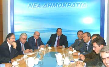 Με το προεδρείο της Ένωσης Εφοπλιστών συναντήθηκε ο Κώστας Καραμανλής