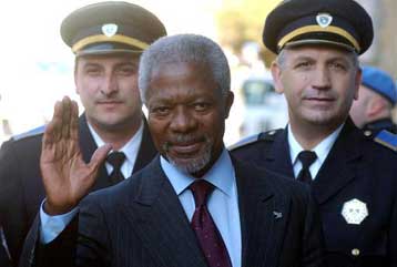 Το Ιράκ δεν παραβίασε το ψήφισμα 1441 του Συμβουλίου Ασφαλείας, δηλώνει ο Κ.Ανάν