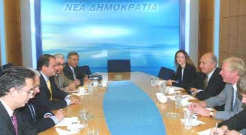 Τις επιφυλάξεις του για το σχέδιο Ανάν εξέφρασε και στον Ντ.Χάνεϊ ο Κώστας Καραμανλής