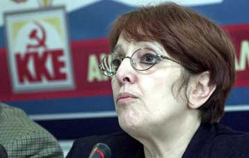 Συγκαλυμένη διχοτόμηση της Κύπρου το σχέδιο Ανάν, δηλώνει η Αλέκα Παπαρήγα