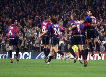 Η Μπαρτσελόνα πλησιάζει το ρεκόρ συνεχόμενων νικών της Μίλαν στο Champions League