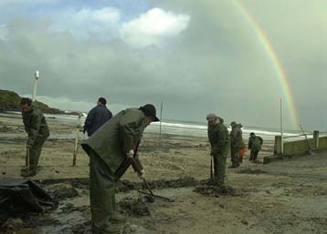 Μεγάλη διαδήλωση στην Γαλικία για την οικολογική καταστροφή που προκάλεσε το Prestige