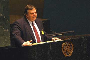 Μάρμαρα, Πολιτιστική Ολυμπιάδα και 2004, στο επίκεντρο της ομιλίας Βενιζέλου στον ΟΗΕ