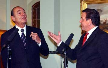 Τον Ιούλιο του 2005 η έναρξη των διαπραγματεύσεων Τουρκίας-ΕΕ, λένε Σιράκ και Σρέντερ