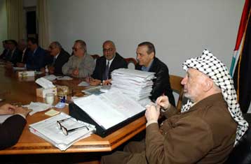 Αναβολή των εκλογών στα παλαιστινιακά εδάφη «βλέπει» ο Αραφάτ